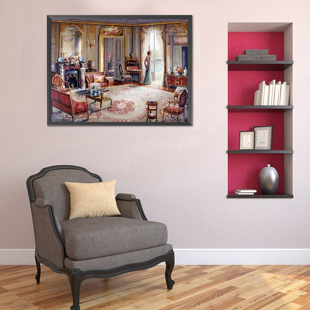 Hostess' Room - Full Round Drill Diamond Painting 50*40CM