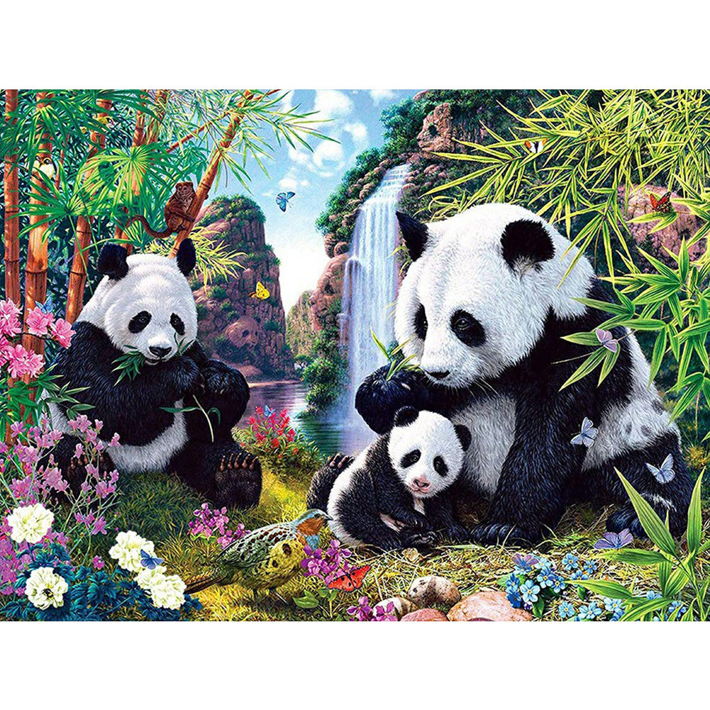 Giant Panda - Full Round Drill Diamond Painting 60*50CM