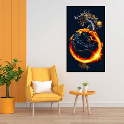 Dragon - Full Round Drill Diamond Painting 40*70CM
