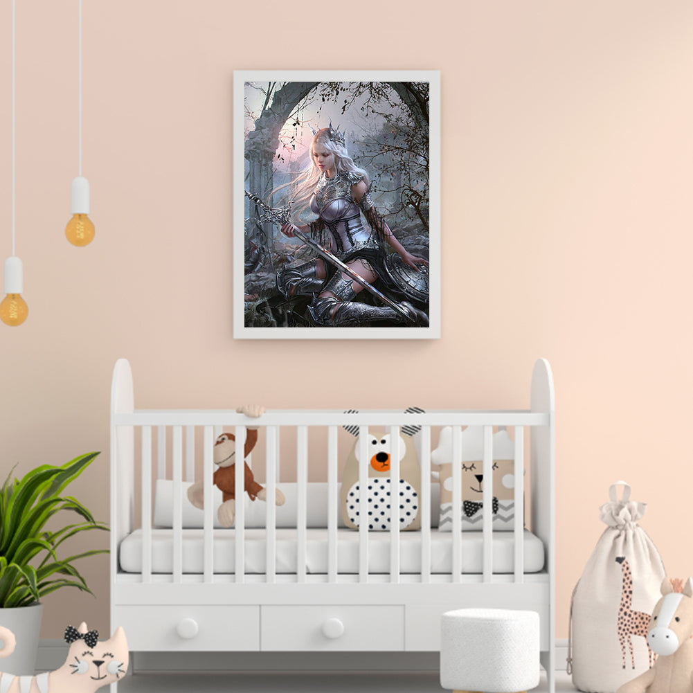 Beauty Elf - Full Round Drill Diamond Painting 30*40CM