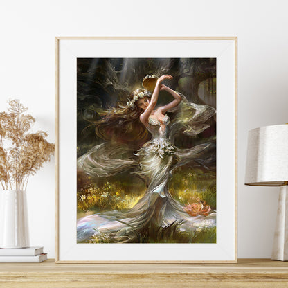 Beauty Elf - Full Round Drill Diamond Painting 30*40CM