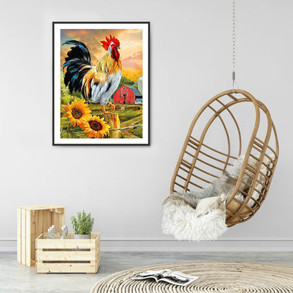 Chicken - Full Round Drill Diamond Painting 30*40CM