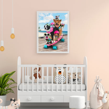 Dog - Full Round Drill Diamond Painting 30*40CM