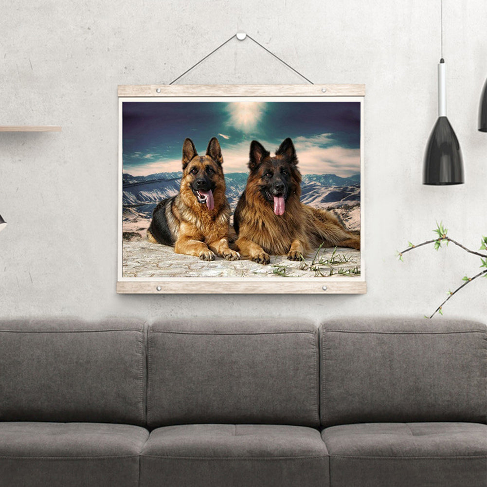Wolf - Full Round Drill Diamond Painting 40*30CM