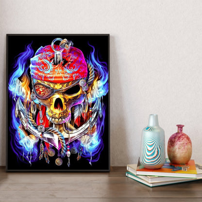 Skeleton - Full Round Drill Diamond Painting 30*40CM