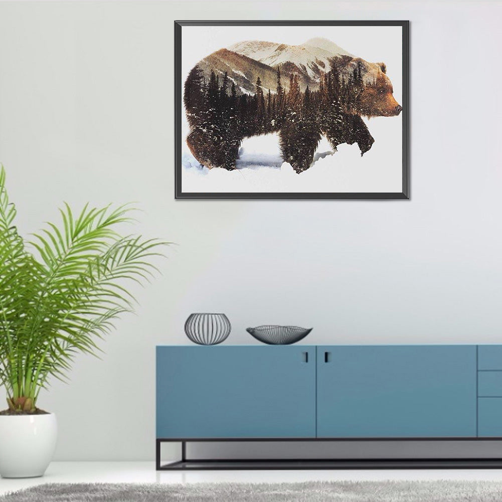 Grizzly Art - Full Round Drill Diamond Painting 40*30CM