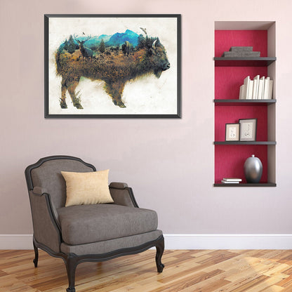 Bison Art - Full Round Drill Diamond Painting 40*30CM