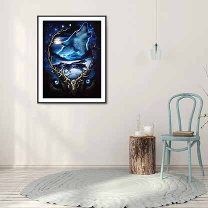 Wolf - Full Round Drill Diamond Painting 30*40CM