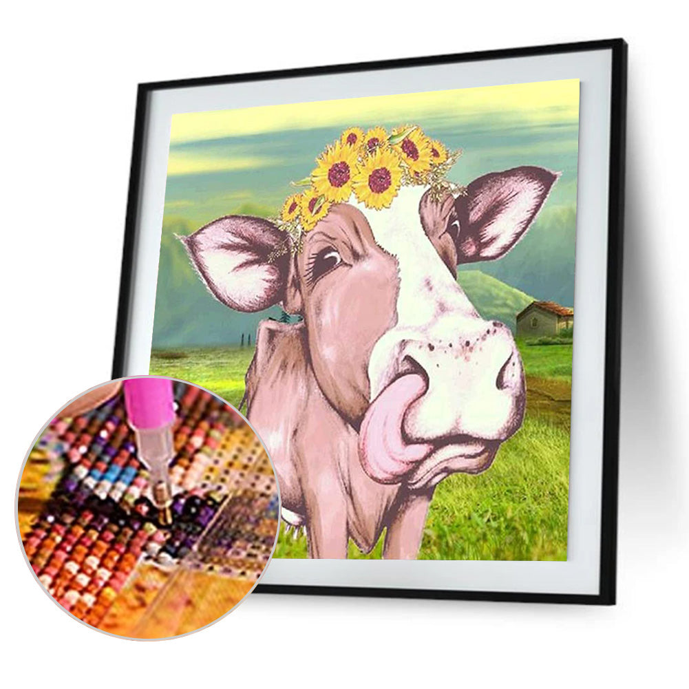 Cattle - Full Round Drill Diamond Painting 30*30CM