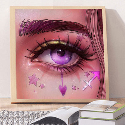 Bright Eye Makeup - Full Round Drill Diamond Painting 30*30CM