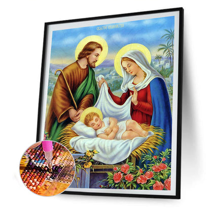 Religious Figures - Full Round Drill Diamond Painting 30*40CM