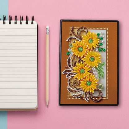 Special Shaped Diamond Painting 50 Pages A5 Notebook DIY Sketchbook Crafts
