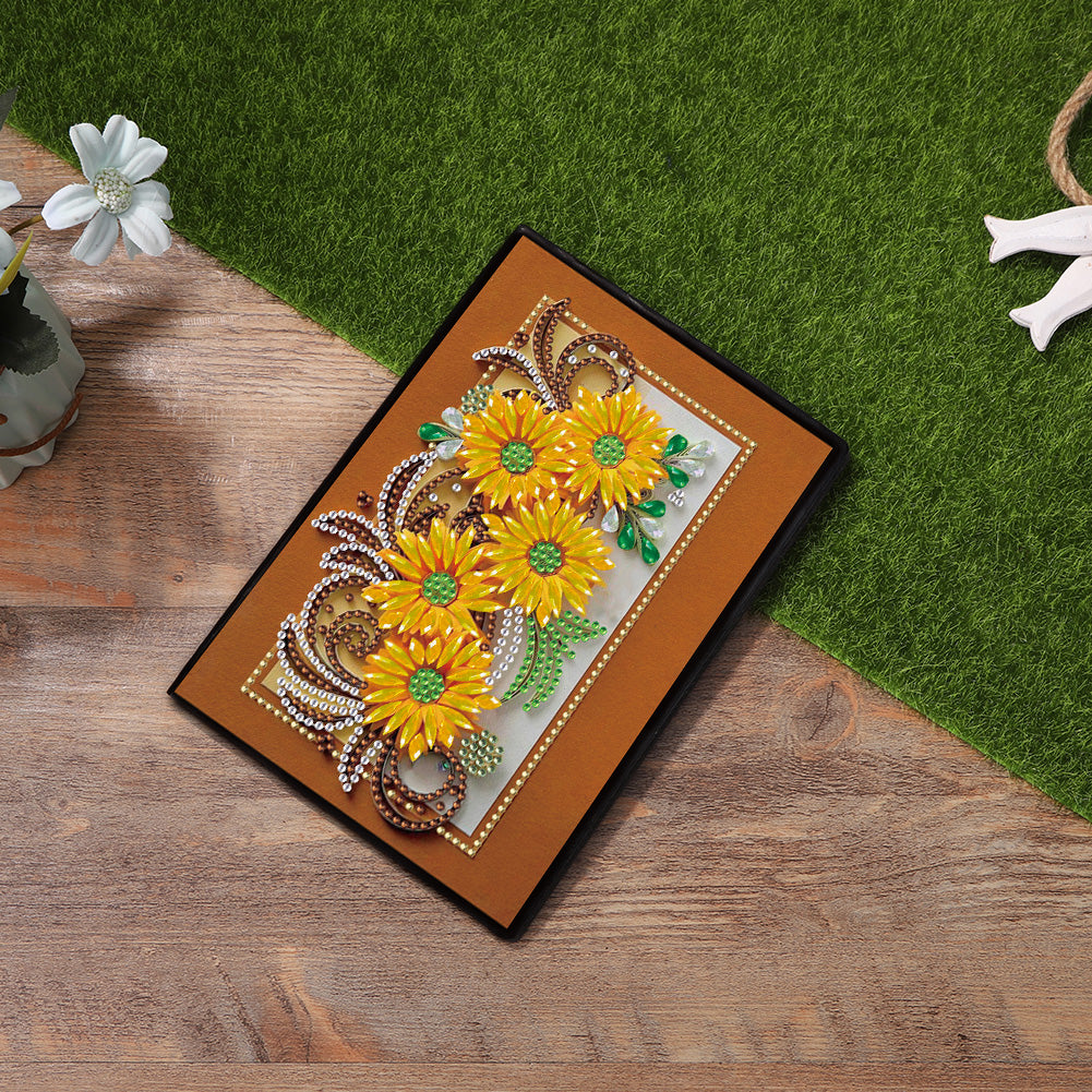 Special Shaped Diamond Painting 50 Pages A5 Notebook DIY Sketchbook Crafts