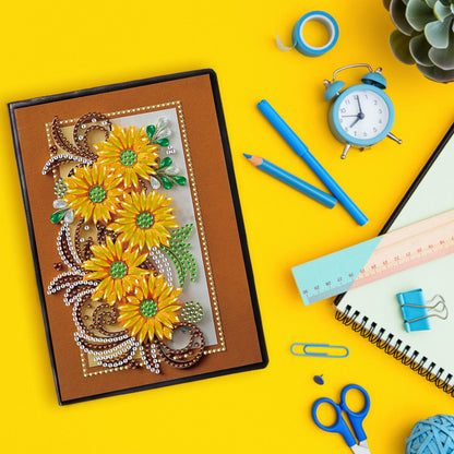 Special Shaped Diamond Painting 50 Pages A5 Notebook DIY Sketchbook Crafts