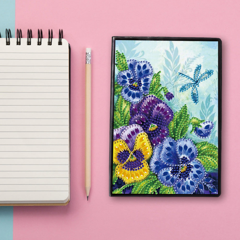 Special Shaped Diamond Painting 50 Pages A5 Notebook DIY Sketchbook Crafts