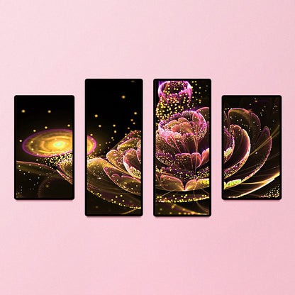 Flower (Quadruplet) - 11CT Stamped Cross Stitch 100*59CM
