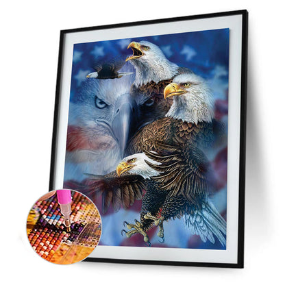 Eagle - Full Square Drill Diamond Painting 30X40CM