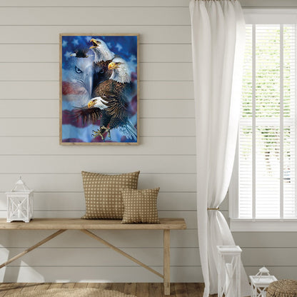 Eagle - Full Square Drill Diamond Painting 30X40CM
