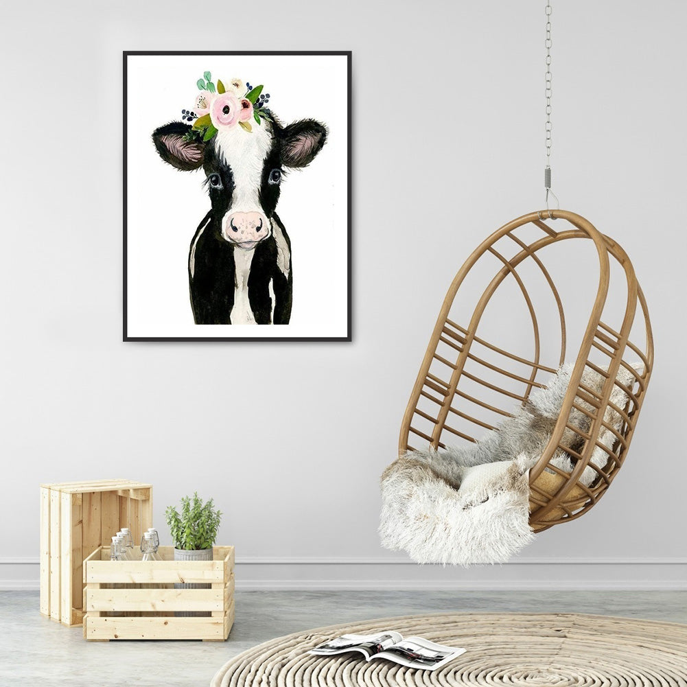 Cows - Full Round Drill Diamond Painting 30*40CM