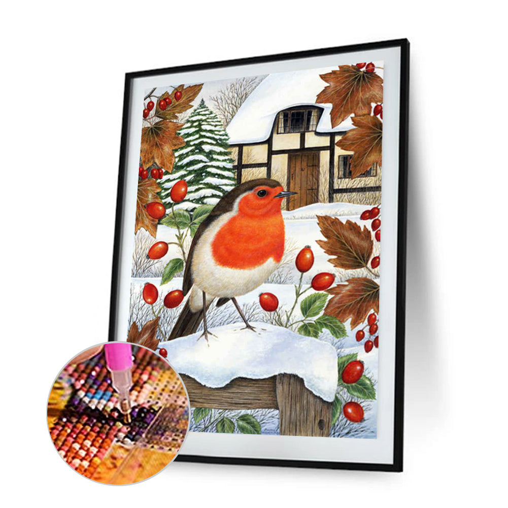 Bird - Full Square Drill Diamond Painting 30X40CM