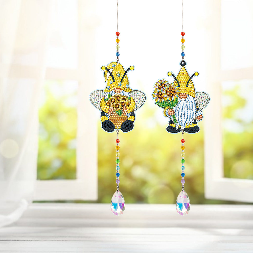 Crystal Light Catcher Diamond Painting Pendant Rainbow Chaser DIY Hanging