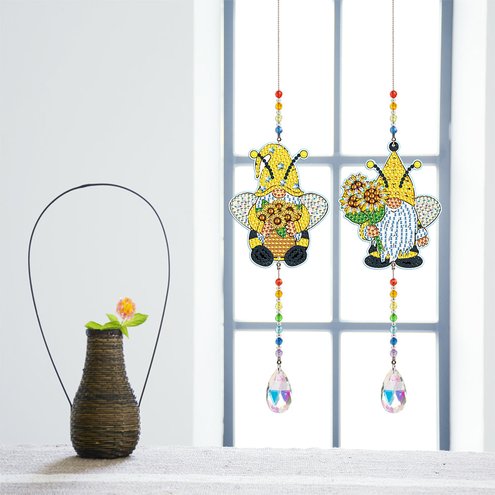 Crystal Light Catcher Diamond Painting Pendant Rainbow Chaser DIY Hanging