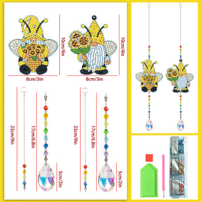 Crystal Light Catcher Diamond Painting Pendant Rainbow Chaser DIY Hanging