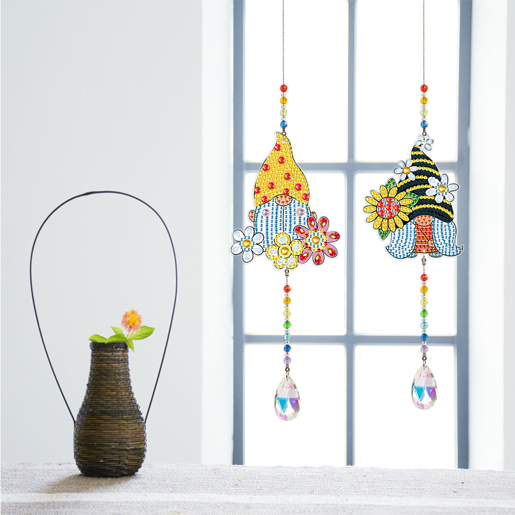 Crystal Light Catcher Diamond Painting Pendant Rainbow Chaser DIY Hanging