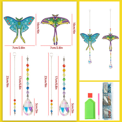 Crystal Light Catcher Diamond Painting Pendant Rainbow Chaser DIY Hanging