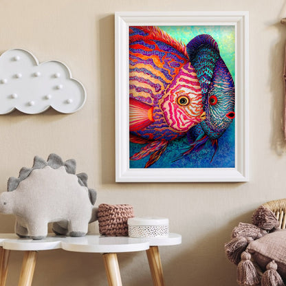 Coral Fish - Full Square Drill Diamond Painting 30*40CM