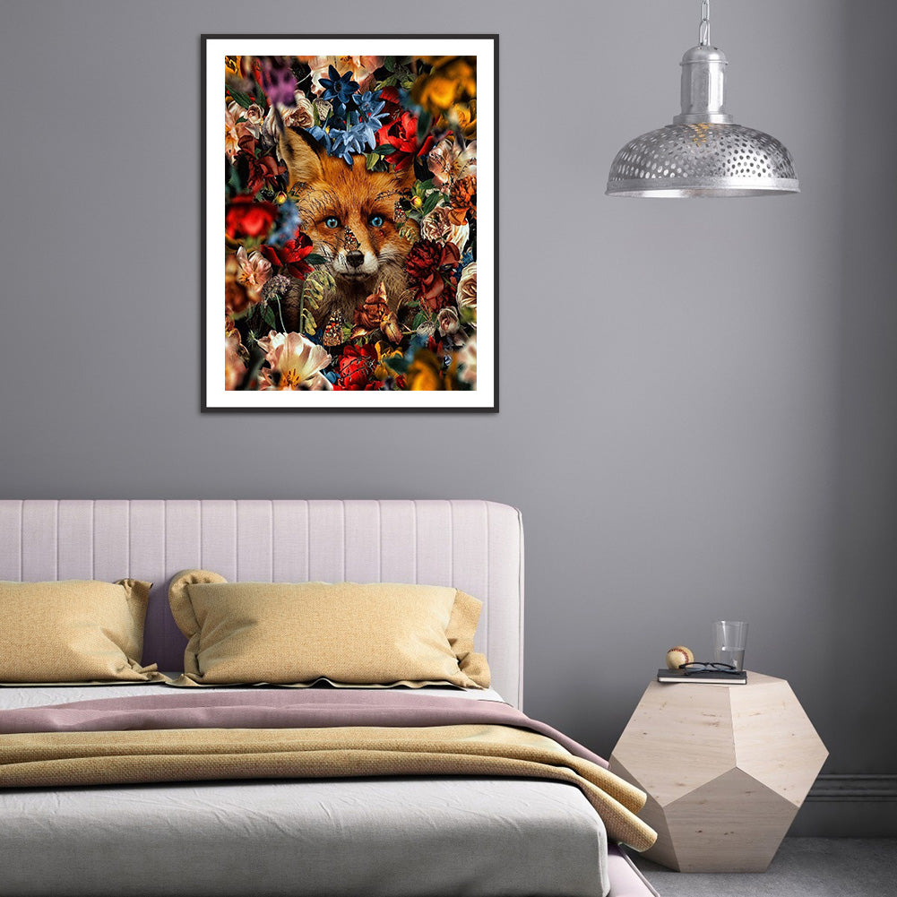 Fox - Full Round Drill Diamond Painting 40*50CM