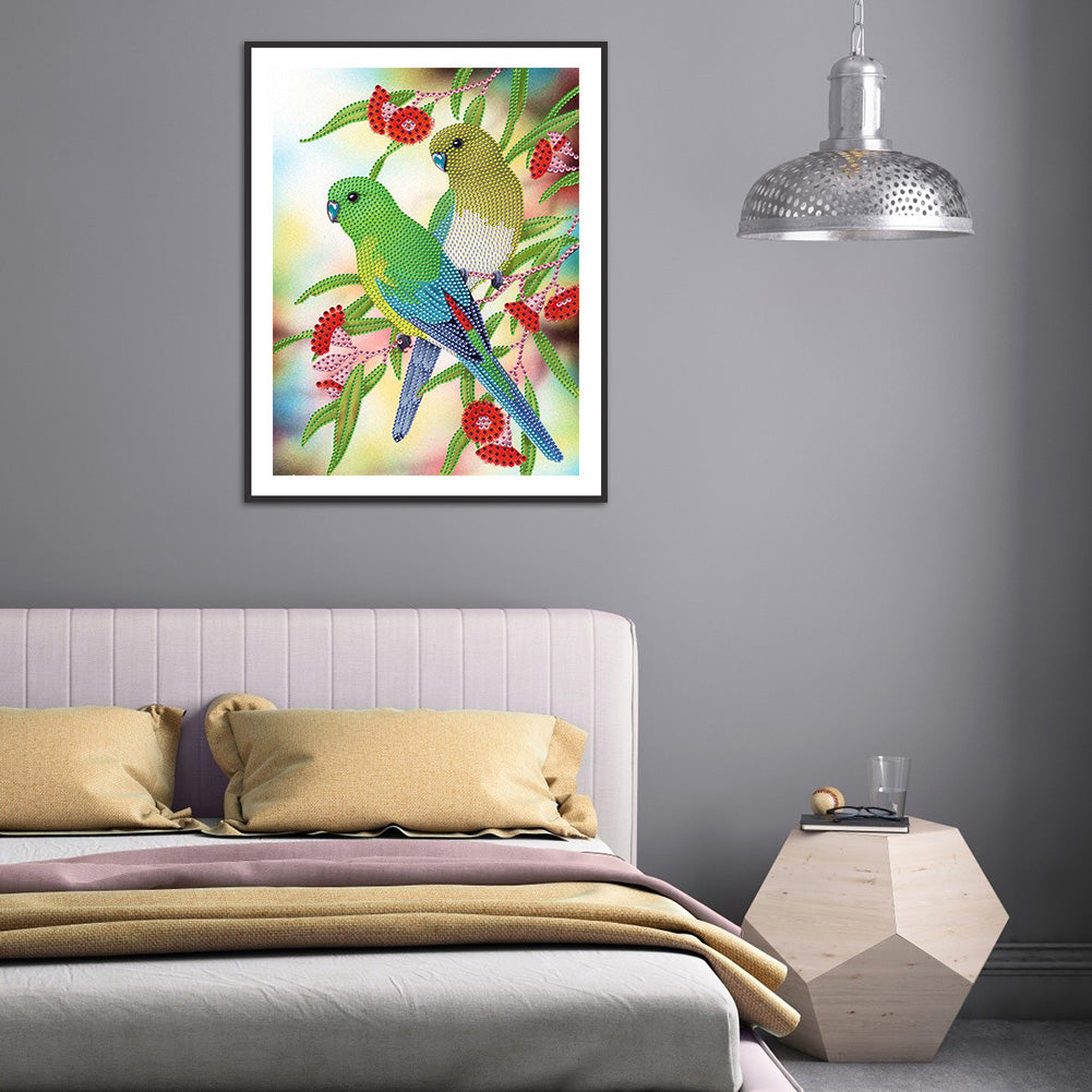 Birds - Special Shaped Drill Diamond Paiting 30*40CM