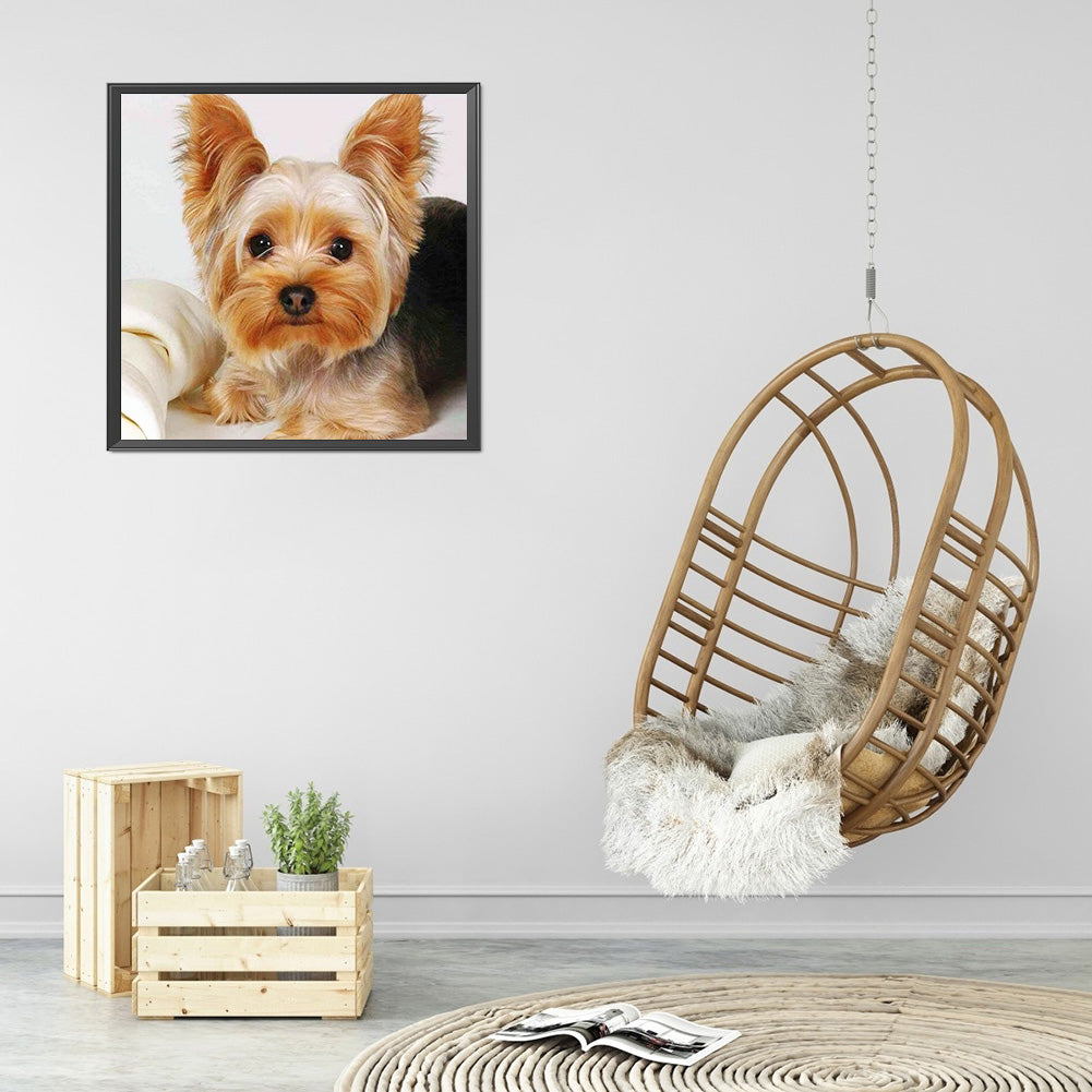 Puppy - Full Square Drill Diamond Painting 40*40CM