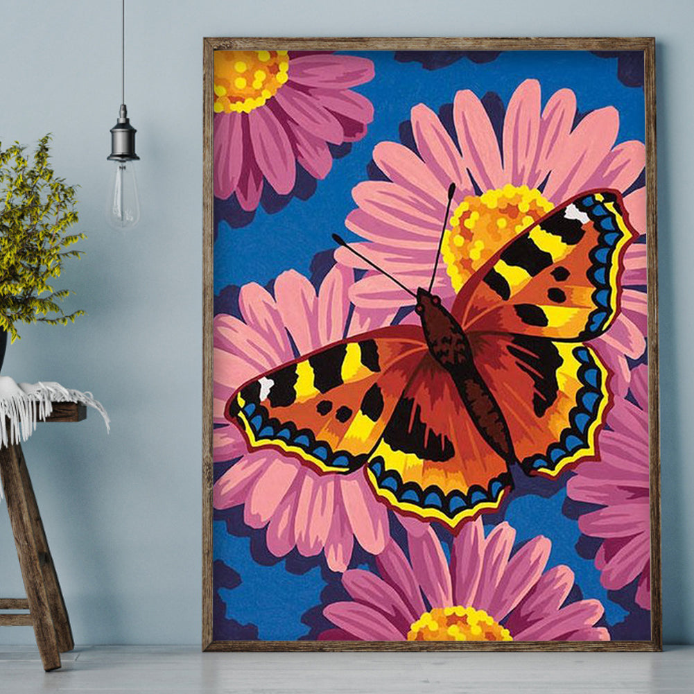 Butterfly - Full Square Drill Diamond Painting 30*40CM
