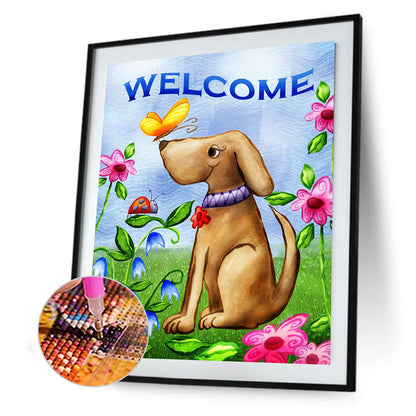 Dog - Full Square Drill Diamond Painting 30*40CM