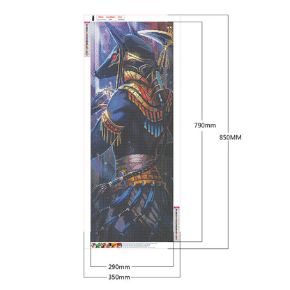 Donkey Head Warrior - Full Round Drill Diamond Painting 35*85CM
