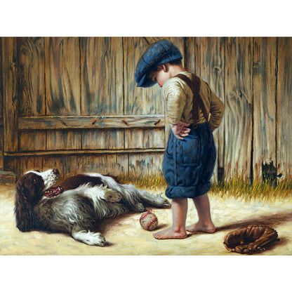 Naughty Boy - Full Round Drill Diamond Painting 40*30CM