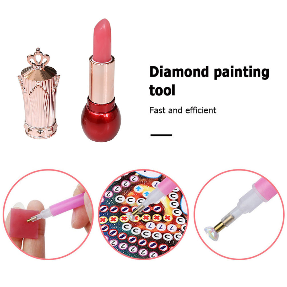 5D Diamond Painting Glue DIY Diamond Beads Point Drill Clay Lipstick Mud