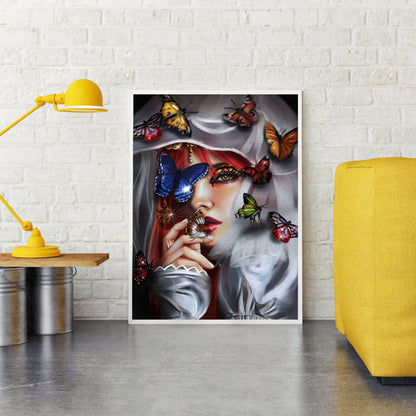 Butterfly Beauty - Full Square Drill Diamond Painting 30*40CM