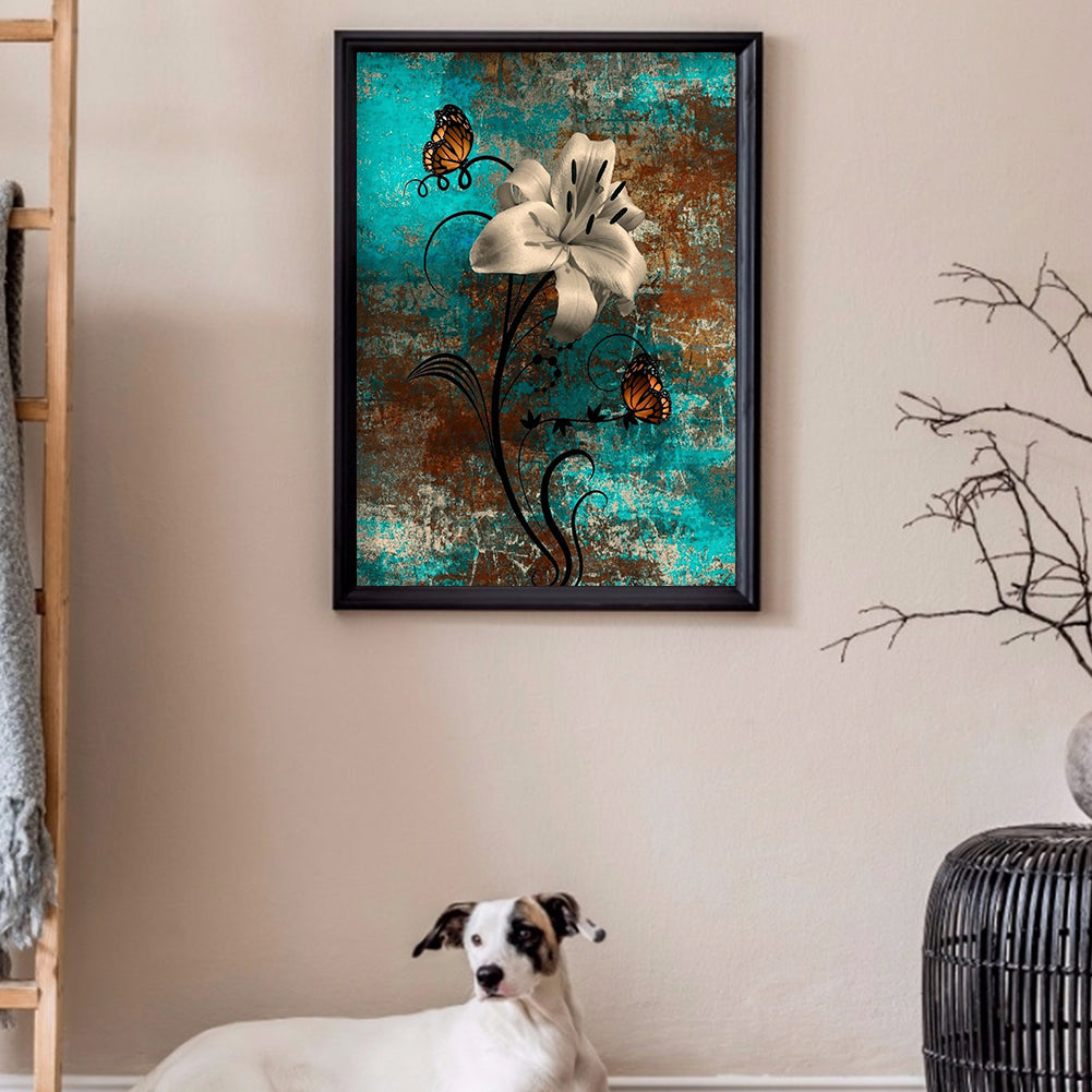 Butterfly - Full Square Drill Diamond Painting 30*40CM