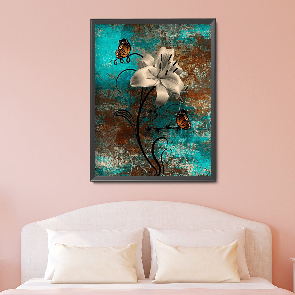 Butterfly - Full Square Drill Diamond Painting 30*40CM