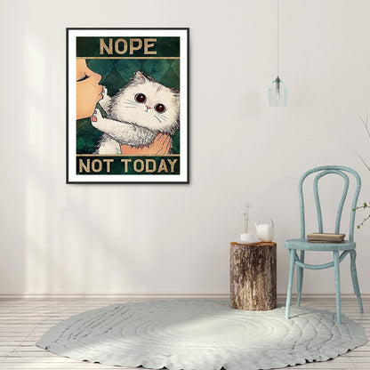 Black Cat Pictorial - Full Round Drill Diamond Painting 30*40CM