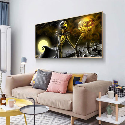Weird City Night - Full Round Drill Diamond Painting 70*40CM