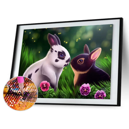 Rabbit - Full Square Drill Diamond Painting 30*40CM