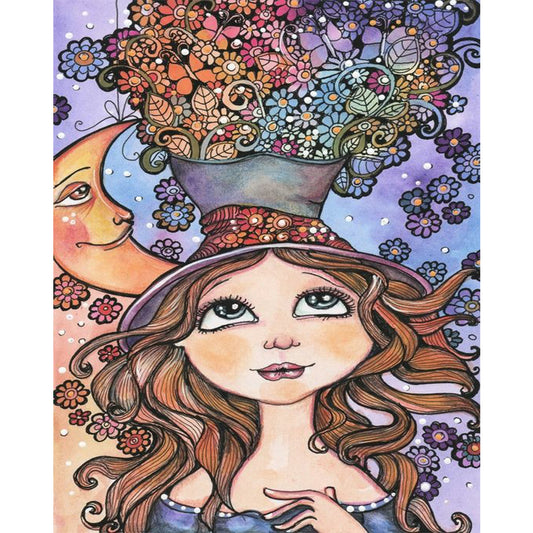 Little Girl - Full Square Drill Diamond Painting 30*40CM
