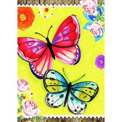 Butterfly - Full Square Drill Diamond Painting 30*40CM