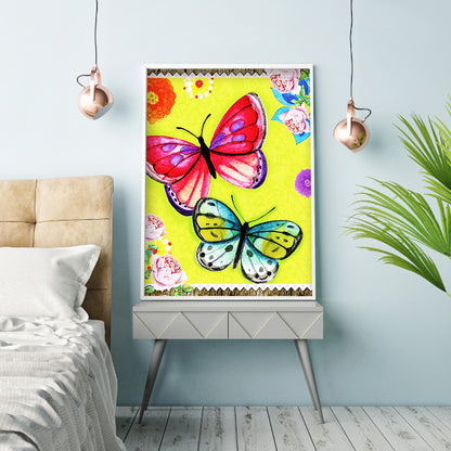 Butterfly - Full Square Drill Diamond Painting 30*40CM