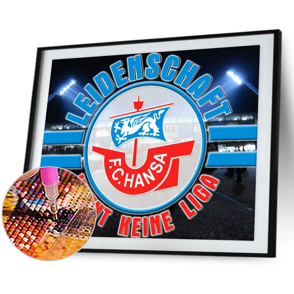 Team Logo - Full Round Drill Diamond Painting 40*30CM