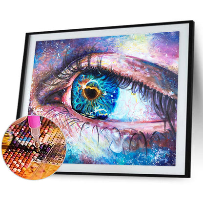 Eye - Full Round Drill Diamond Painting 40*30CM