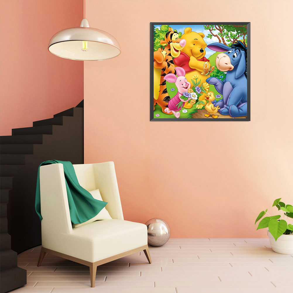 Winnie The Pooh - Full Round Drill Diamond Painting 50*50CM